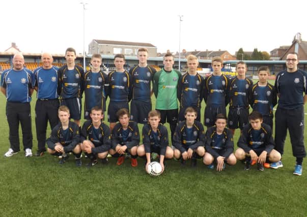 Cookstown Youth Under 16s who had a fantastic win against Bangor at Clandeboye Park last Saturday