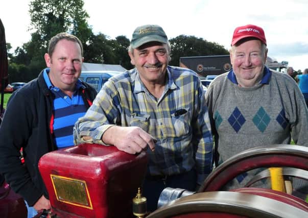 Dessie, Don and Billy at the Ballinderry Parish Church Vintage Rally.INMM3914-396