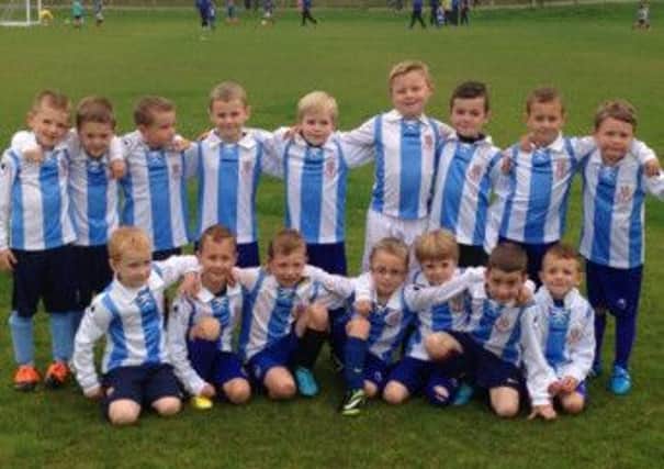 Ballymena United Youth Academy under 8s who faced North End in a number of fun friendlies last week.