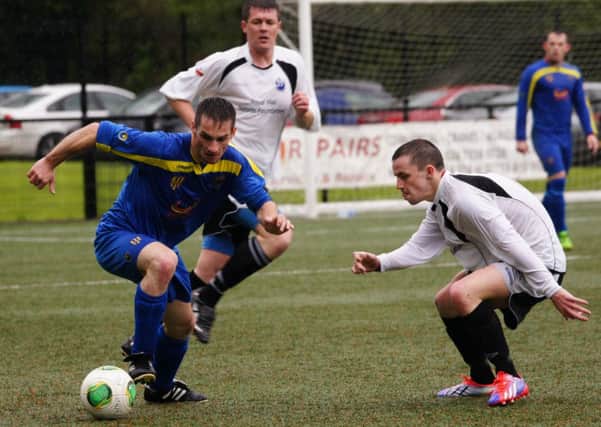 Action from Moyola Park's recent game with Portstewart