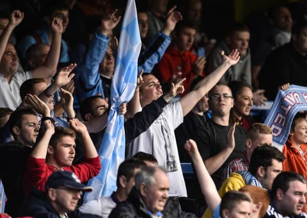 Ballymena United supporters relished their team's weekend victory at rivals Coleraine. Picture: Press Eye.