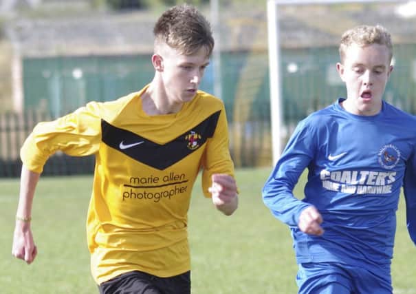 Action from a recent Lurgan Town youth fixture.