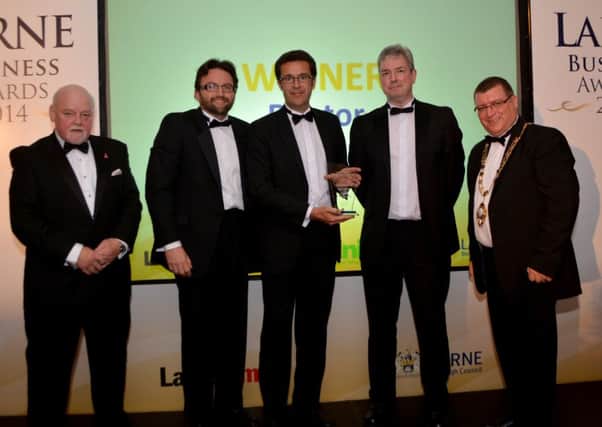 Winner of the Excellence in Innovation at the 2014 Larne Business Awards went to Raptor Photonics. INLT 39-149-GR