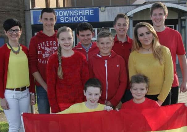Downshire School celebrates Spain and the Spanish language to mark European Day of Languages 2014. INCT 40-707-CON