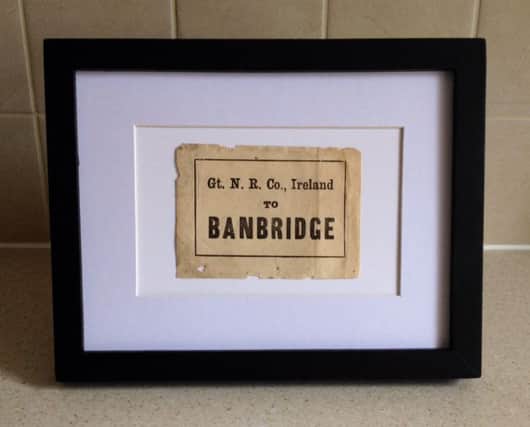 Banbridge luggage ticket