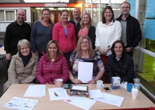 DH Christie Parents' and Friends' Association members and teachers who
organised the Treasure Hunt last Friday evening. INCR40-174(S)