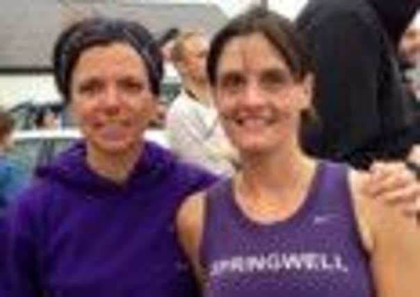 Sonia and Gemma - Springwell's Sonia Knox 1st and Gemma Turley 2nd at the Causeway Coast 10K.