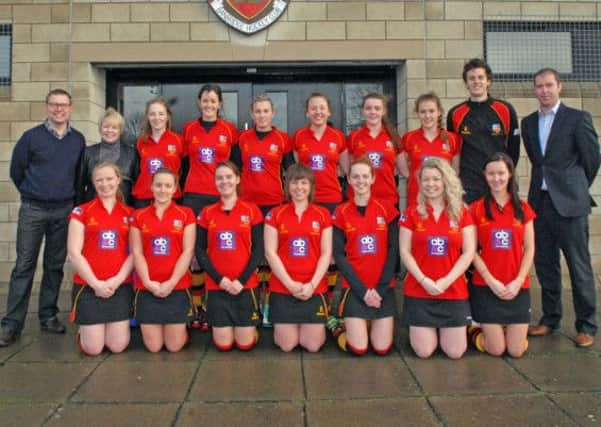 Banbridge Hockey Club President Sheree Totton and Vice President Neil Madeley (inset) have had a tough decision on their hands as they look out for both the mens and ladies sides of the club, including Banbridge Ladies First Team.