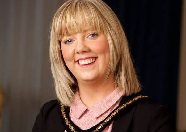 Craigavon's  Deputy Mayor, Sinn fein's Catherine Seeley.