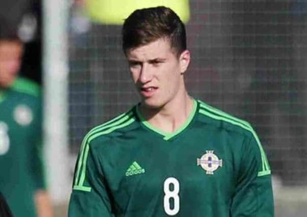 Paddy McNair, seen here playing for Northern Ireland U21s