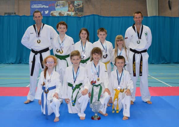 Ten of the 12 players from Lisburn who competed on the day.
