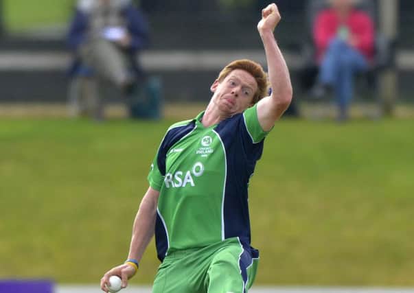 Ireland bowler Craig Young took five wickets in their defeat at Queensland. Picture by Rowland White/Presseye