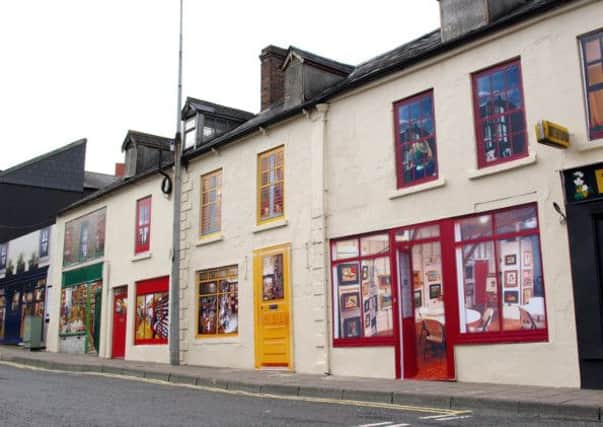 Virtual shops on Perry Street, Dungannon