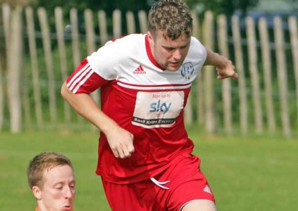 Tommy Elder broke his arm during Saturday's game against Abbeyview