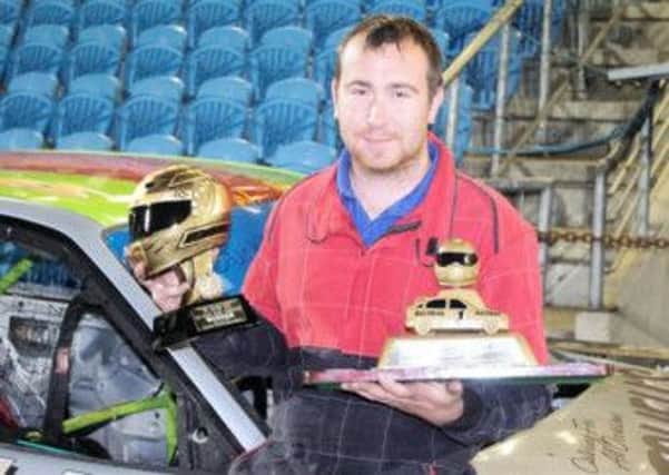 Ballymena's Daniel Rodgers won the Golden Helmet Trophy at Friday night's last Raceway meeting of the season.