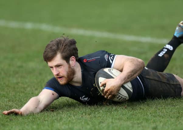Martin Irwin scored two tries for Ballymena in Saturday's win at UL Bohemian. Picture: Press Eye.