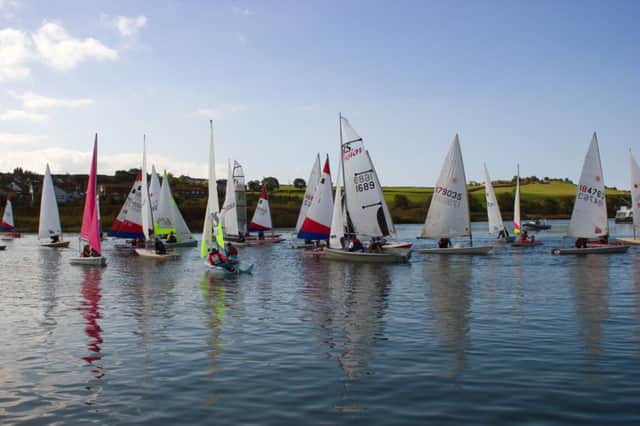 Some of the boats out on the River Bann.