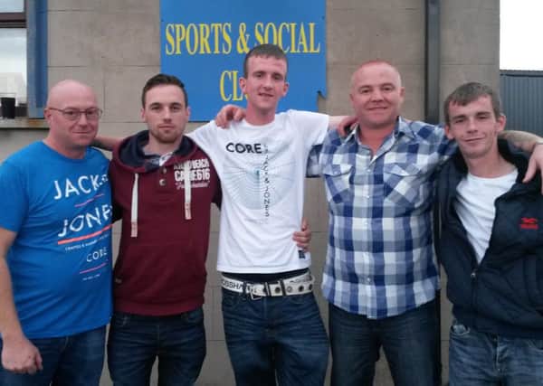 Fundraisers who organised a poker tournament and auction at Wellington Rec Sports and Social Club in aid of PIPS Larne. INLT 41-659-CON