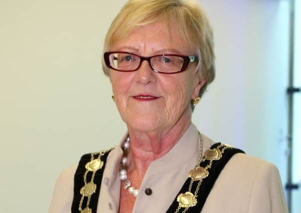 New Mayor of Ballymena, Cllr. Audrey Wales. INBT24-206AC