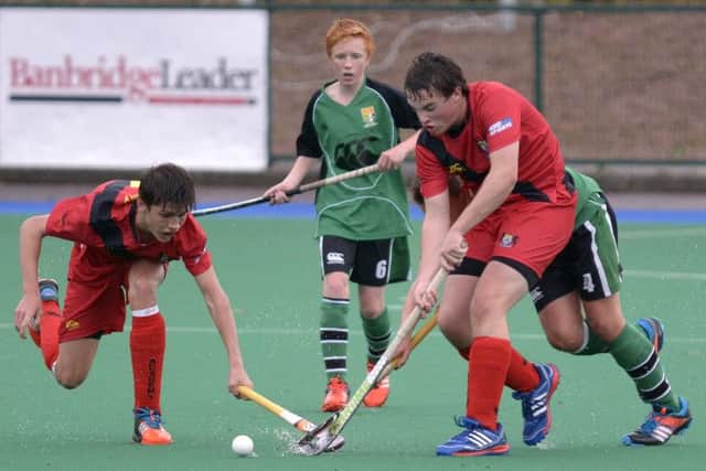Game 3 in Group A of the  McCullough Cup: Banbridge Academy v Sullivan Upper © Edward Byrne Photography INBL1441-215EB