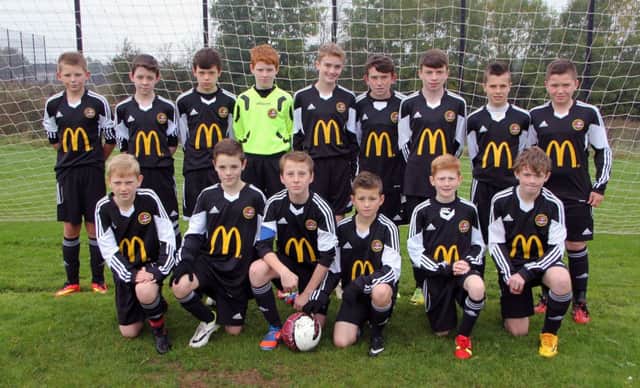 Carniny Youth U-13 squad ready for their weekend match at Ballykeel against Portadown. INBT 31-857H