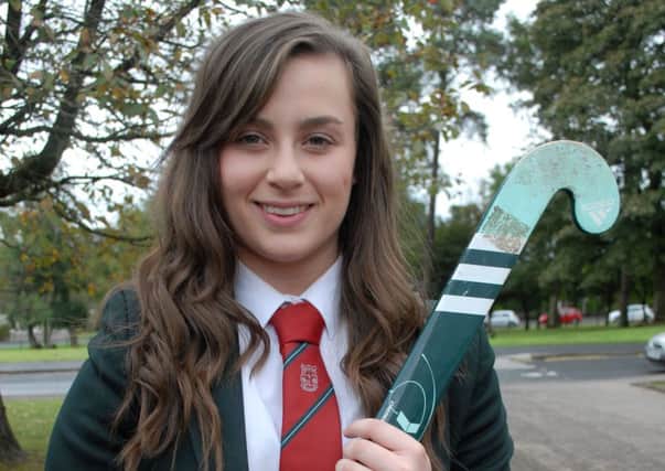 Claire Donald from Cambridge House Grammar School who has been selected to play for Ulster U-18 hockey squad. INBT42-207AC
