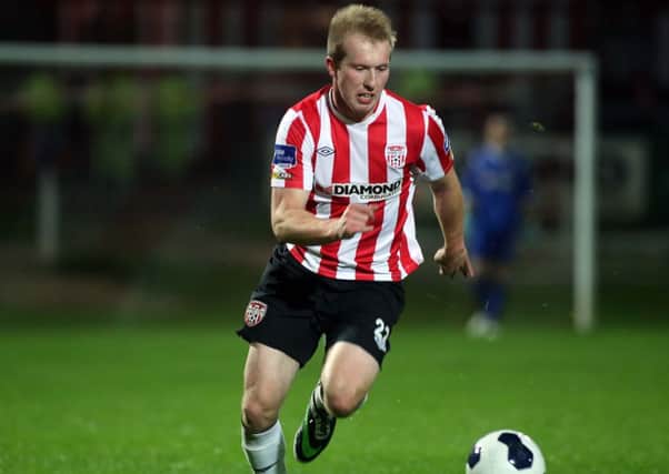 Derry City winger Stephen Dooley. Picture by Lorcan Doherty/Presseye