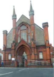 The former Claremont Presbyterian Church at the top of the Rock Road.