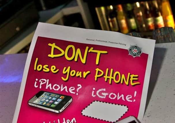 Mobile phone security campaign