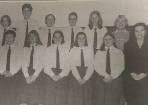 Carrickfergus Grammar School pupils pictured in October 1997. INCT 44-798-CON HIST