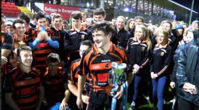 Cross and Passion retain the Mageean Cup. Pictured is Paddy-Joe Graham. inbm44-14s