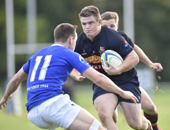 Banbridge are back in action at Rifle Park on Saturday, taking on Blackrock (kick-off 2.30pm). Peter Cromie could be back in the line-up after a spell on the sidelines. Picture by Angus Bicker/ Presseye.com.