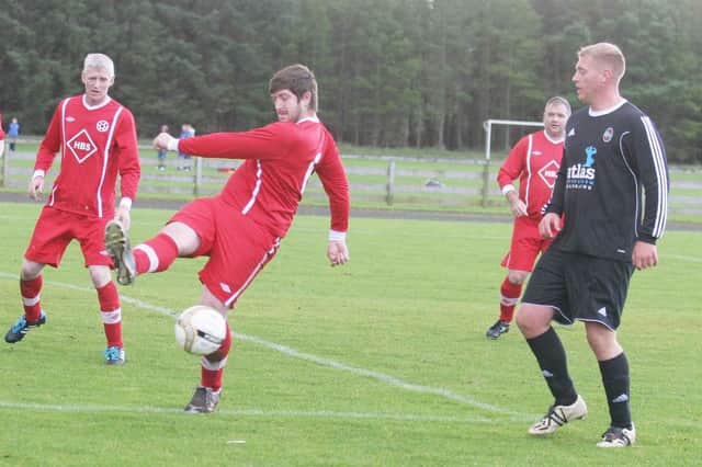 Action from West Bann Athletic's win over Dunaghy Old Boys. INCR44 TILES