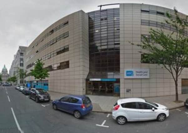 Public Health Agency offices on Linenhall Street, Belfast