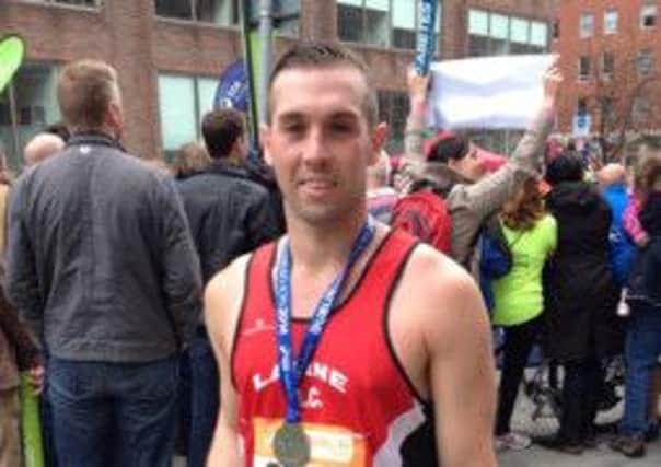 Personal best: Thomas Craig at the Dublin Marathon.