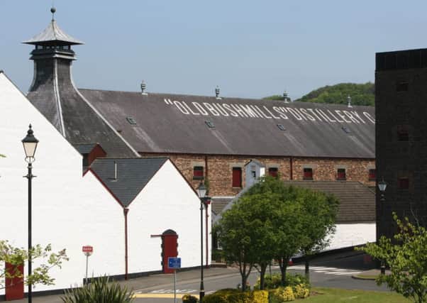 Bushmills Whiskey Distillery in Co Antrim, which has been bought  by Mexican tequila giant Jose Cuervo