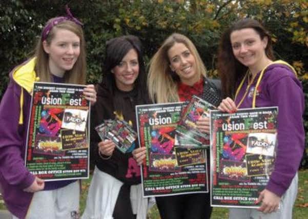 Kyla Canning, Louise Fahey, Linda May and Fiona Bawn-Thompon launch Fusion Fest.