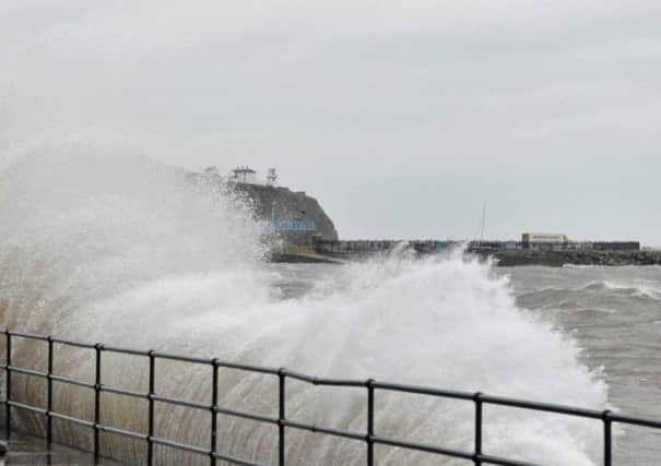 Rough seas forced the ship to dock at Whitehead. INCT 02-003-PSB
