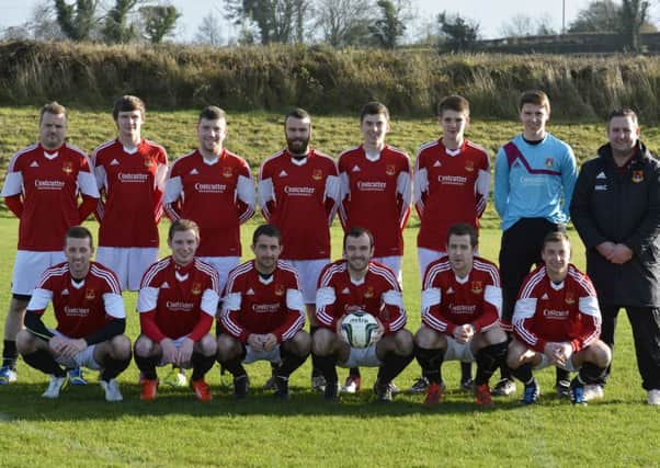 The Foyle Wanderers team which faced Irish Street at Magheramason on Saturday. INLS4514-174KM