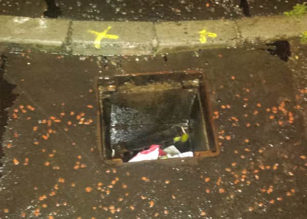 Four-year-old Ariana Stubbs fell into an open storm drain in the Cairngorm Drive area of Larne.  INLT 46-680-CON
