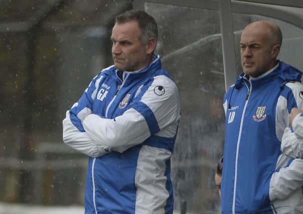 Ballymena United manager Glenn Ferguson admits tonigt's League Cup quarter-final tie against Dungannon is a 'huge' game in the Sky Blues' season. Picture: Press Eye.