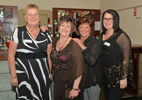 Organisers of the Old Moyle Hospital "Blow Out Part 2" (from left) Ghizlaine Maybin, Wendy Corken, Janice Ferguson and Doreen Marshall. INLT 46-012-PSB