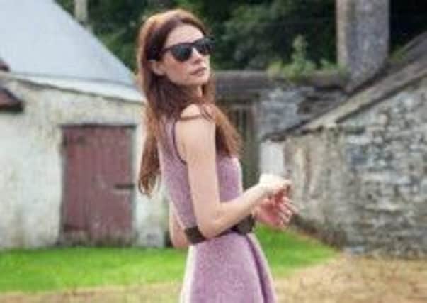 Donegal supermodel, Faye Dinsmore, an employee of Elle McPherson's United States model agency, wearing Edel McBride.