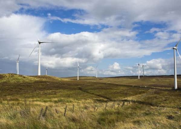 Dunbeg wind farm outside Coleraine.