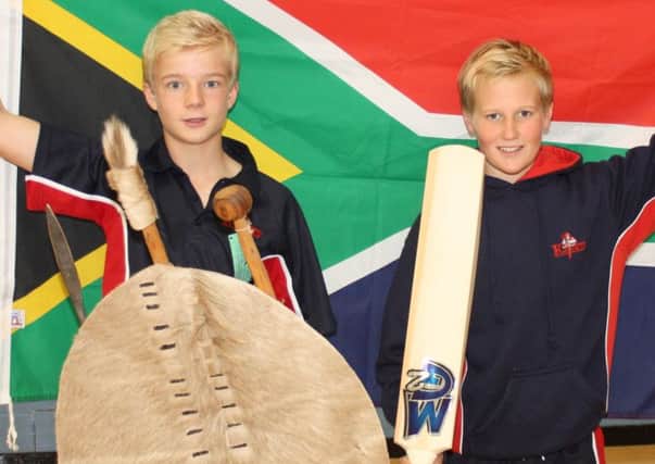 Templepatrick Cricket Club's Harry Warke and Adam Clarke are off to South Africa. INLT 47-901-CON Photo: Ian Johnston