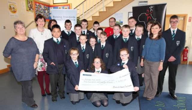 Beechlawn pupils have raised £490 for the charity 'Actions Not Words'.