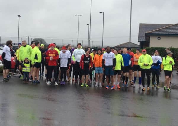 Ready for the off at last year's Run for St Vincent de Paul