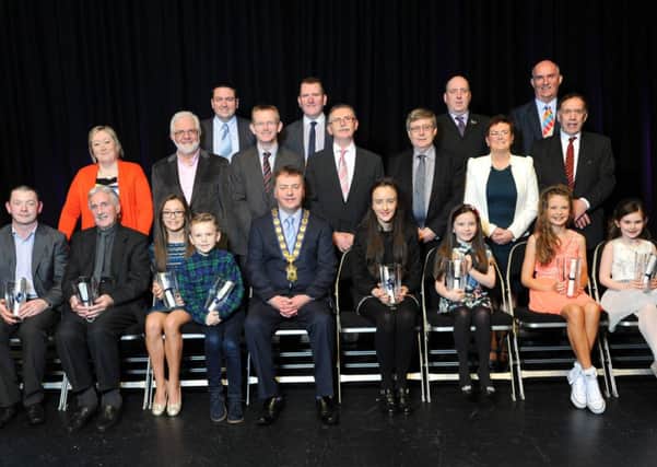 Achievers in the category of Art & Music, receiving their Civic Award on Thursday 13th November at the Burnavon Cookstown.