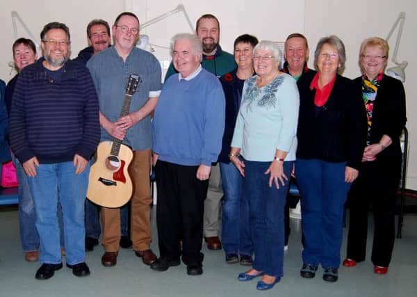 East Antrim Cardiac Support Group with entertainer Stephen Hall. Pic by Joe Cohen. INLT 48-654-CON