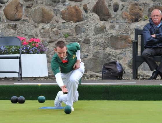 ©Press Eye Ltd Northern Ireland - 3rd September 2011 
Mandatory Credit - Picture by Mervyn McClelland/Presseye.com

IBA National Championships at Carrickfegus Bowling Club Park

Mark Wilson during the pairs competition